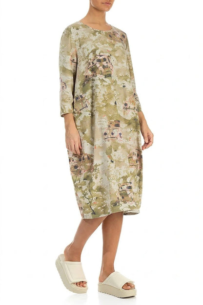 Balloon Retro Cotton Dress