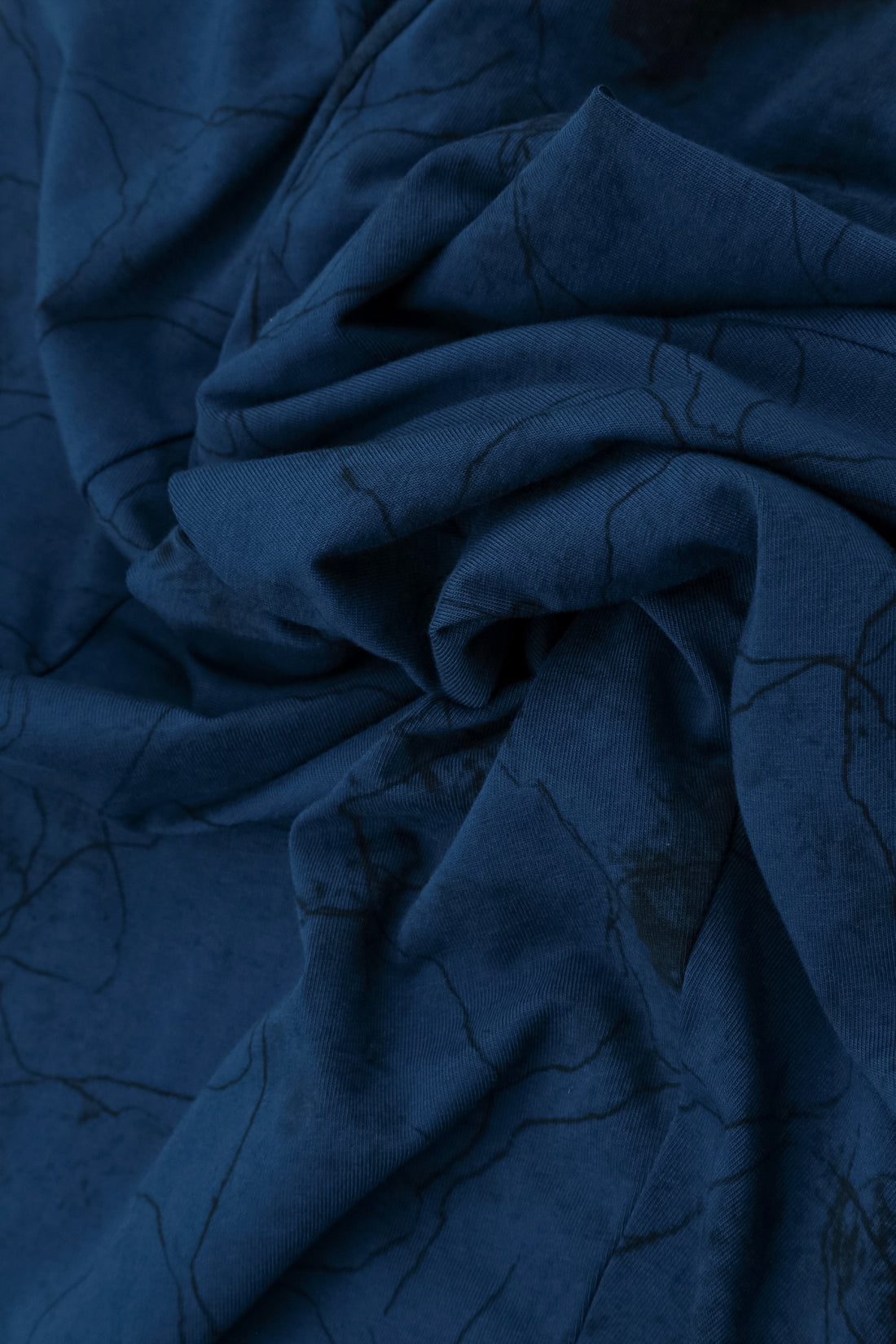 Balloon Royal Blue Marble Cotton Dress 5
