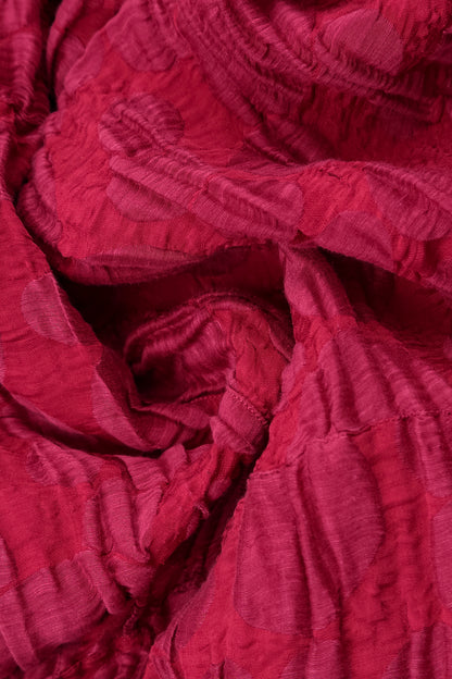 Balloon Ruby Circle Silk Linen Dress