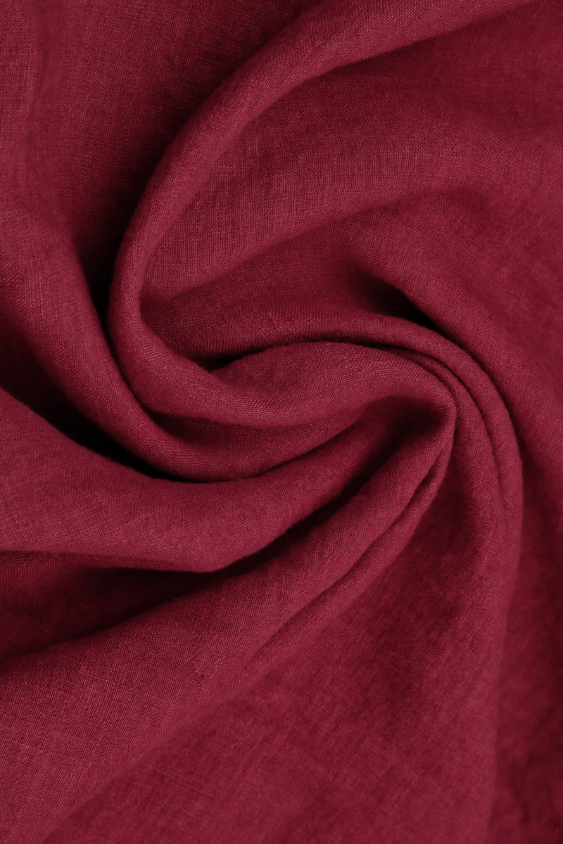 Balloon Ruby Linen Skirt