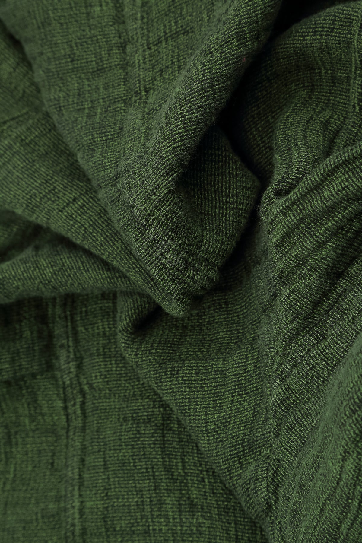 Balloon Shamrock Green Mélange Linen Dress