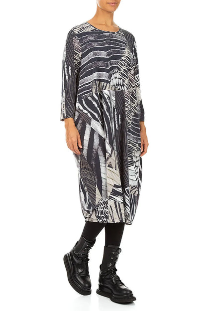 Balloon Wild Ink Cotton Dress 3