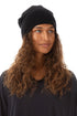 Black Wool Beanie Hat 1