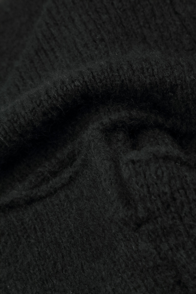 Black Cashmere Wool Vest 6