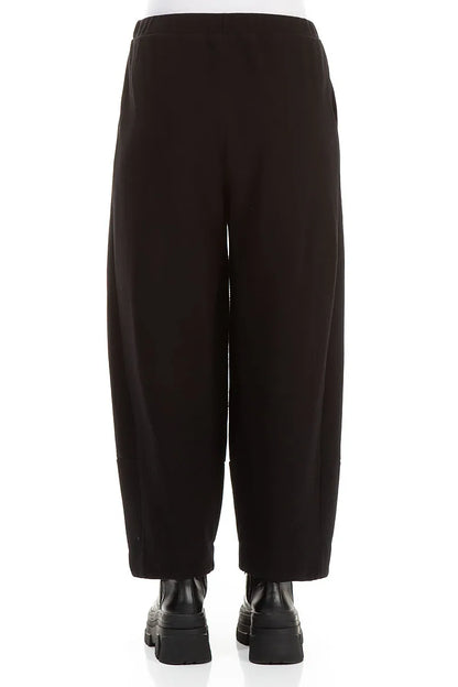 Pantalon en jersey de coton noir