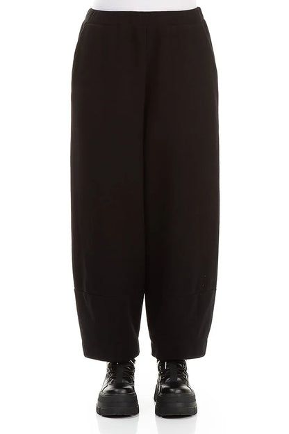 Pantalon en jersey de coton noir