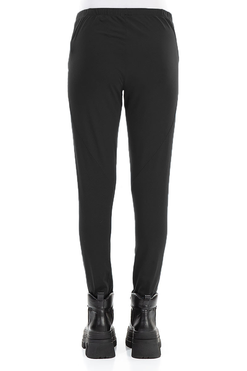 Black Cotton Leggings 2