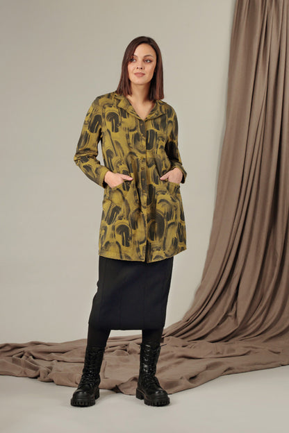 Black Cotton Pencil Skirt 7