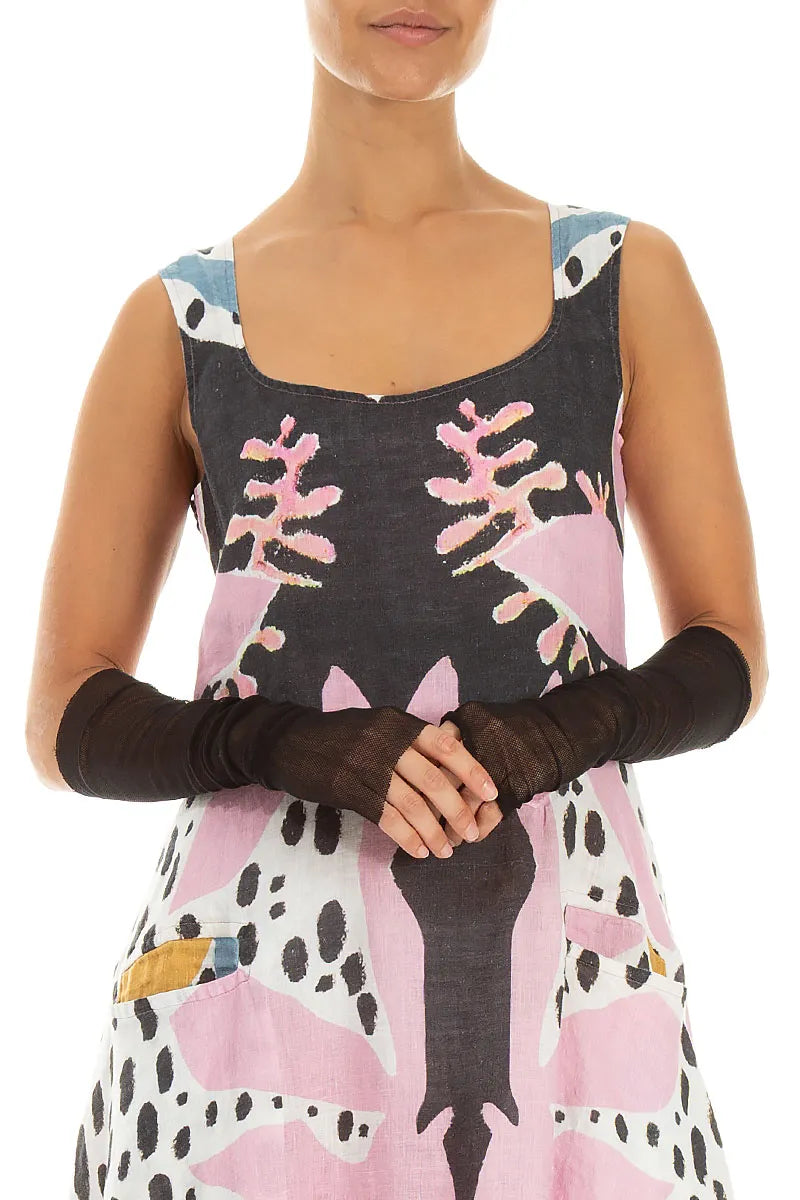Black Mesh Soft Cotton Wristlets