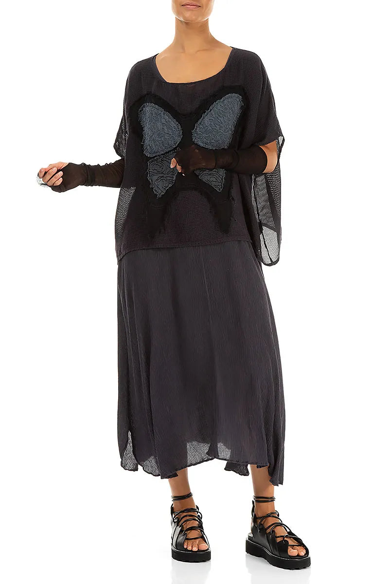 Black Mesh Soft Cotton Wristlets