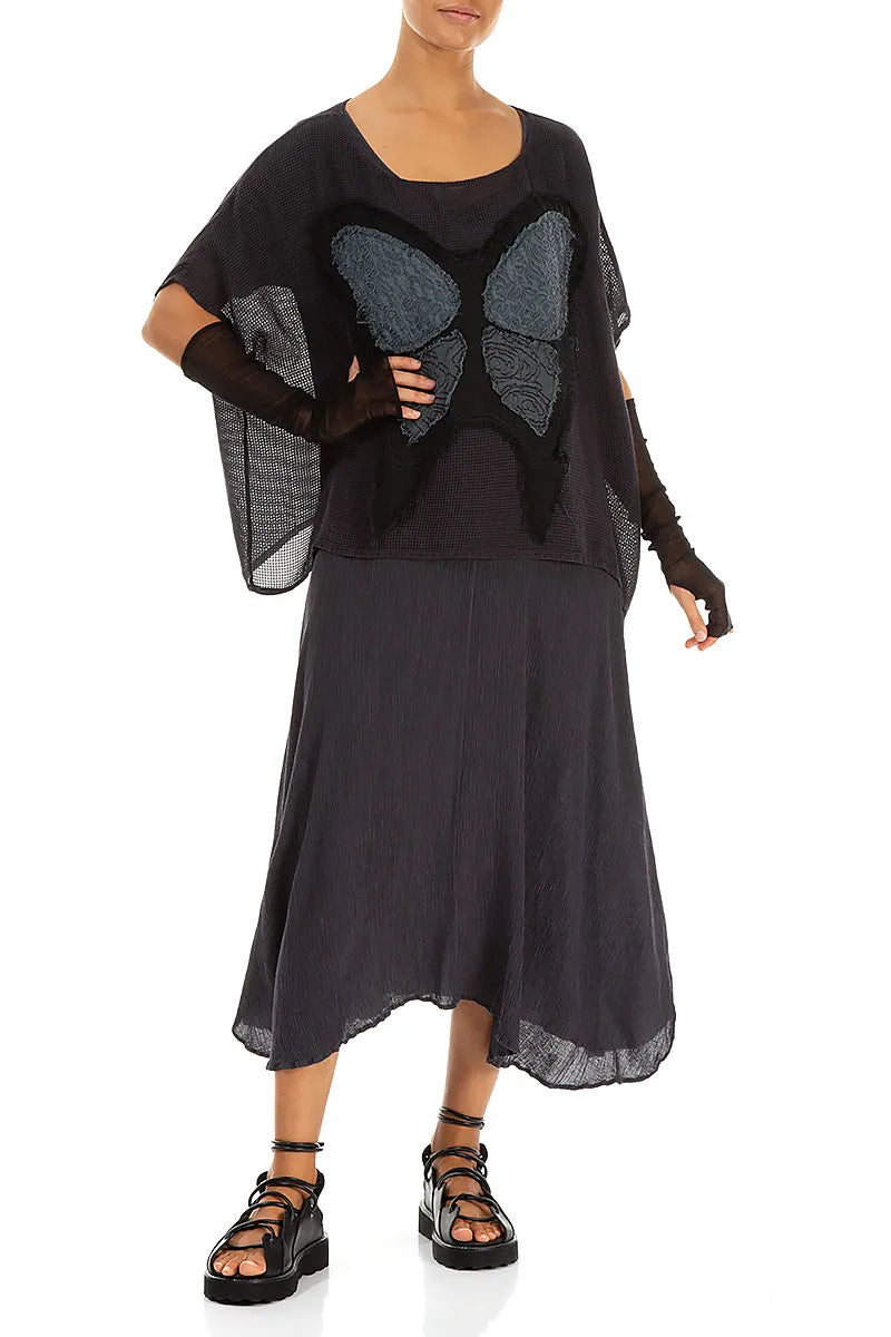 Black Mesh Soft Cotton Wristlets