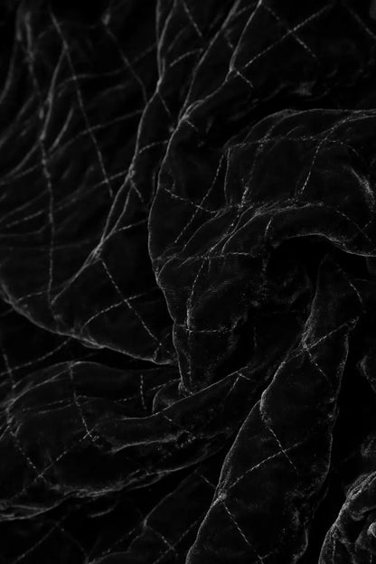 Plissierte Seidensamthose in Altkupfer