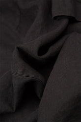 Black Linen Dungaree Dress 6