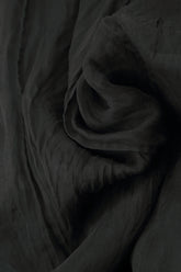 Black Silk Chiffon Dress 5