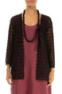 Black Silk Fine Bead Necklace 1