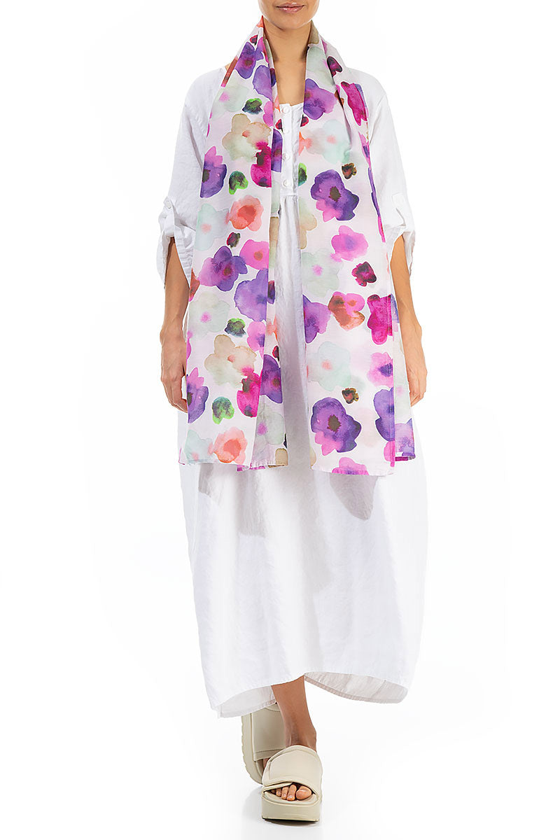 Blossom Silk Cotton Scarf 4