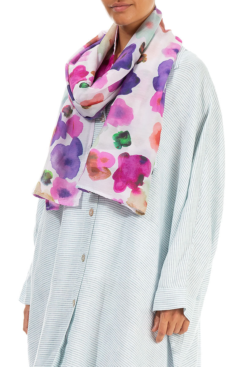 Blossom Silk Cotton Scarf 3