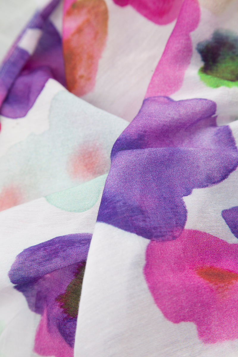 Blossom Silk Cotton Scarf 5
