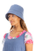 Blue Nova Linen Bucket Hat 1