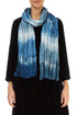 Blue Ombré Pure Silk Scarf 1
