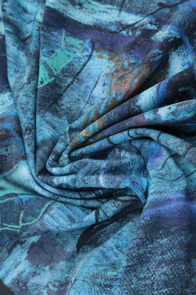 Blue Reverie Cotton Leggings 4
