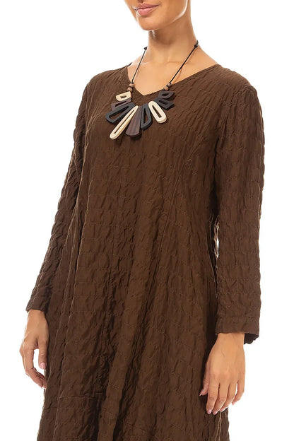 Boho Bloom Brown Necklace 3