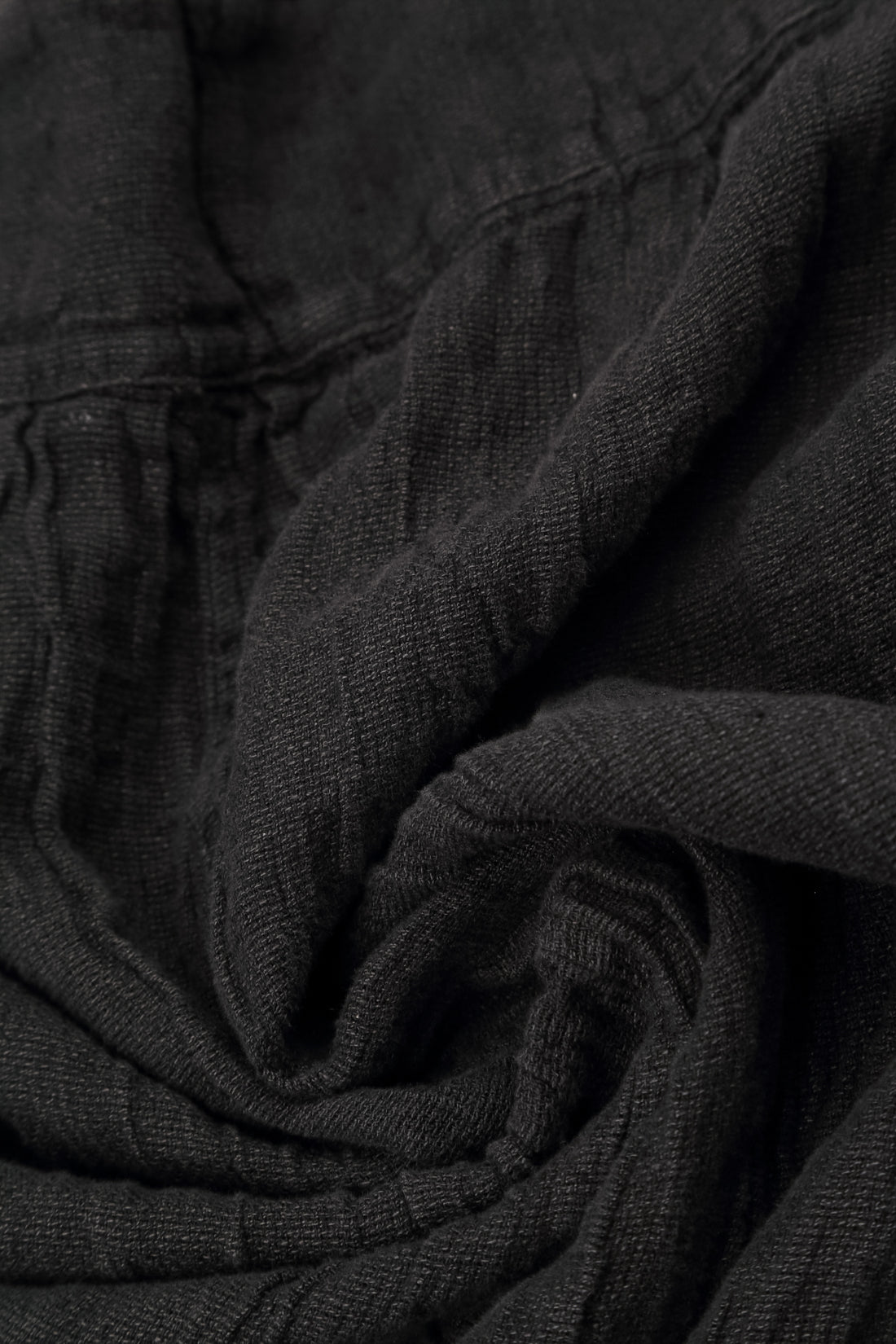 Boxy Charcoal Mélange Linen Jacket 5