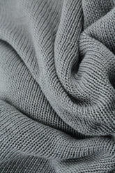 Boxy Grey Linen Cardigan 5