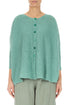 Boxy Mint Linen Cardigan 1