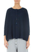 Boxy Navy Linen Cardigan 1