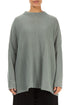 Boxy Pistachio Wool Sweater 1