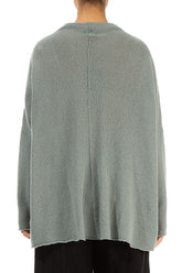 Boxy Pistachio Wool Sweater 2
