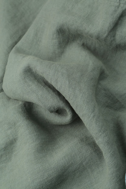 Boxy Sage Linen Jacket 5