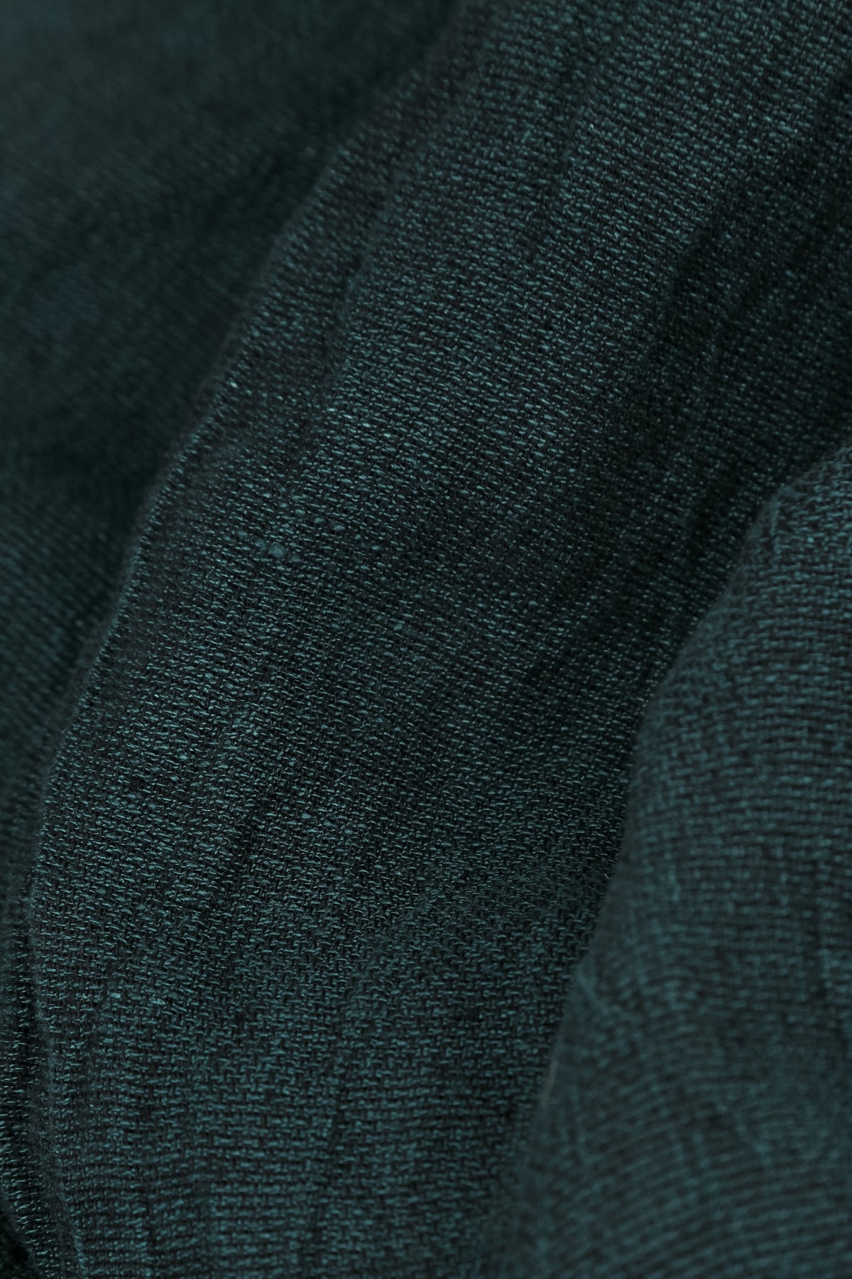 Bubble Deep Turquoise Mélange Linen Trousers