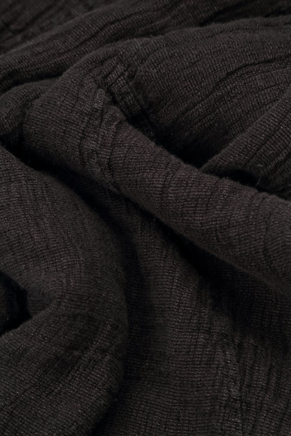 Button Front Truffle Brown Mélange Linen Trousers 4