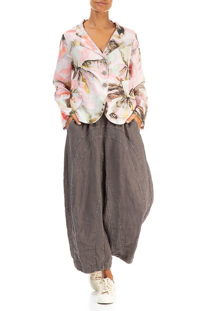 Buttoned Oasis Linen Jacket 4