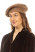 Caramel Knitted Wool Beret 1