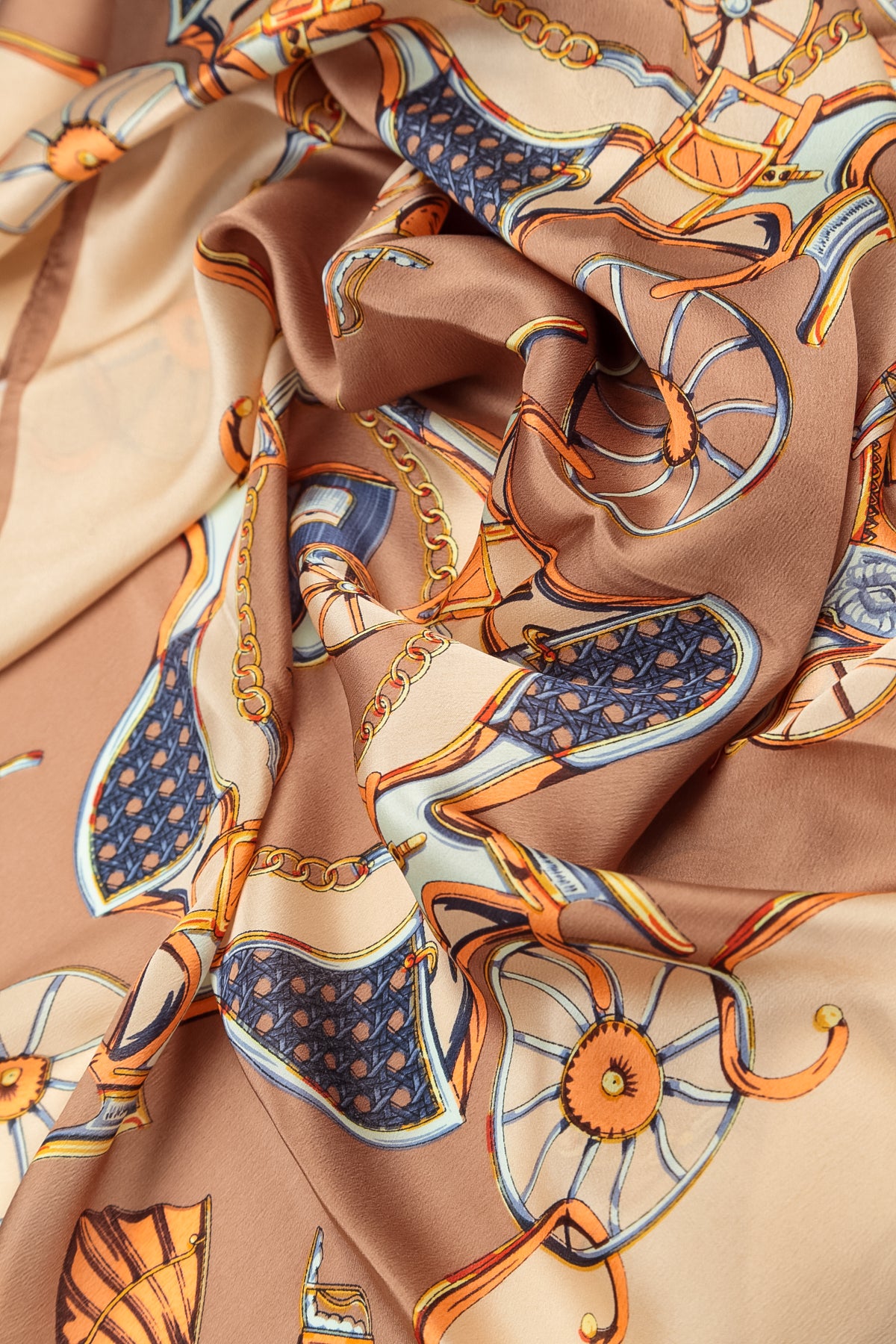 Carriage Chain Silk Scarf