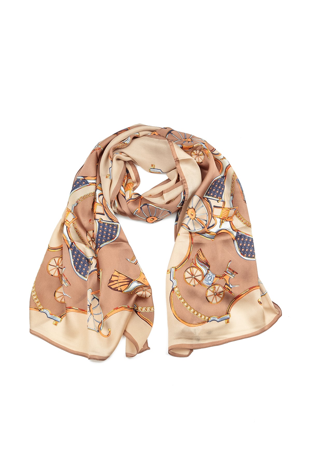 Carriage Chain Silk Scarf