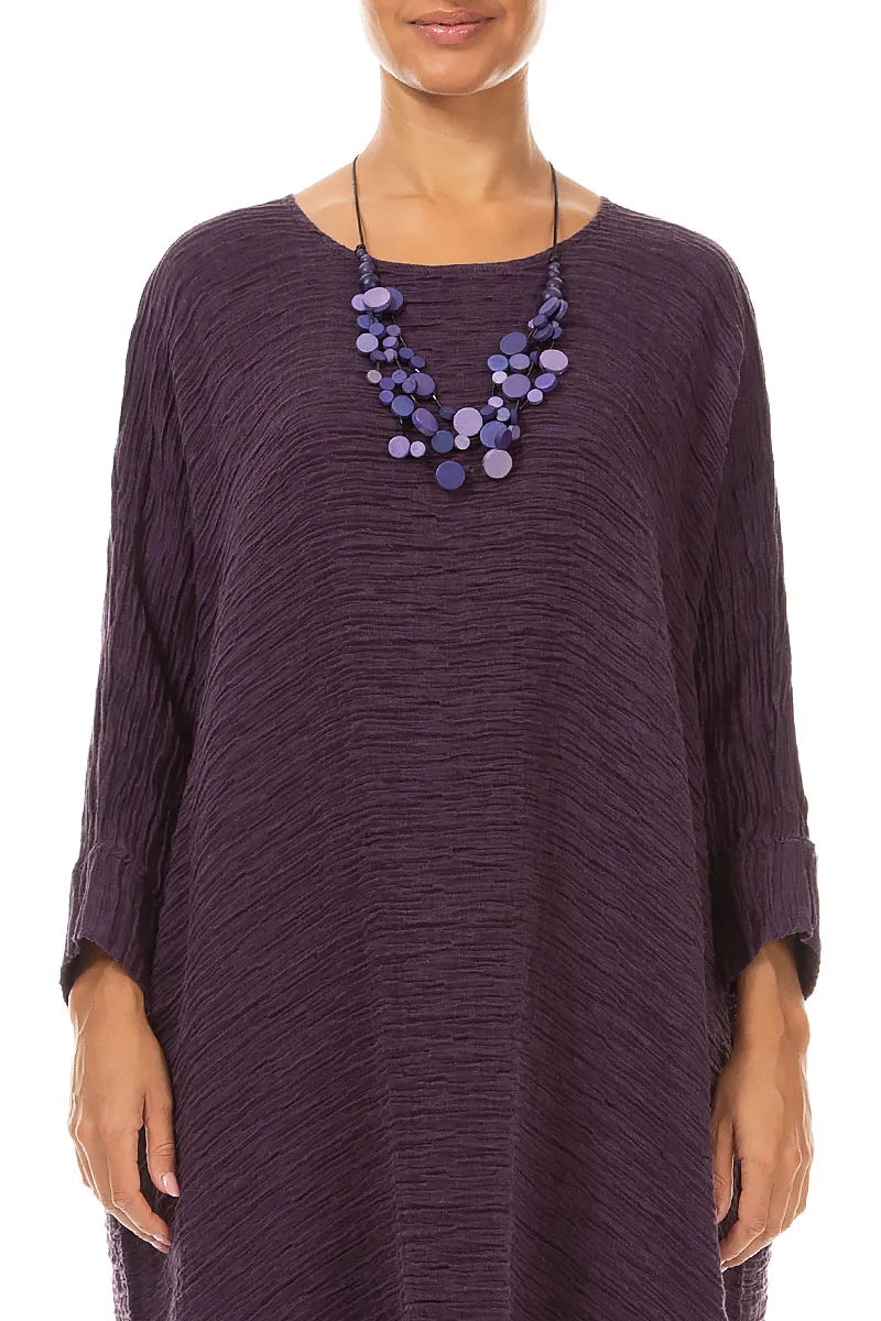 Cascade Deep Plum Necklace 1