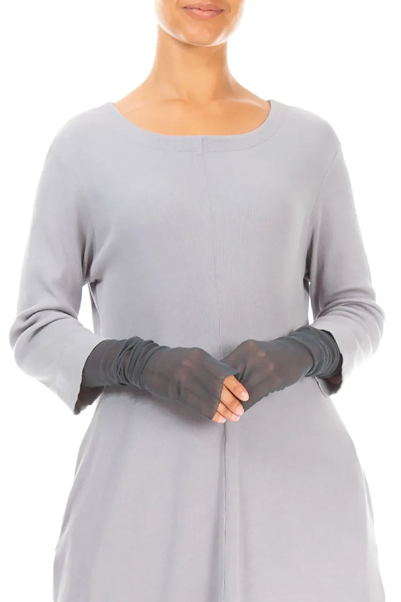 Charcoal Mesh Soft Cotton Wristlets