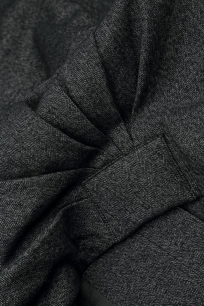 Charcoal Wool Bomber Jacket 8