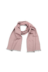 Chevron Pattern Pastel Pink Mulberry Silk Scarf 4