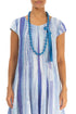 Cobalt Blue Silk Fine Bead Necklace 1