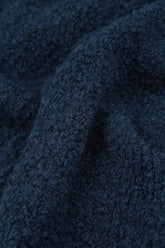 Collar Blue Violet Alpaca Wool Cardigan 5