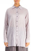 Collar Greige Crumpled Cotton Shirt 1
