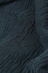 Collar Midnight Blue Quilted Silk Jacket 5