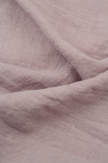 Collar Neck Greige Linen Blouse 5