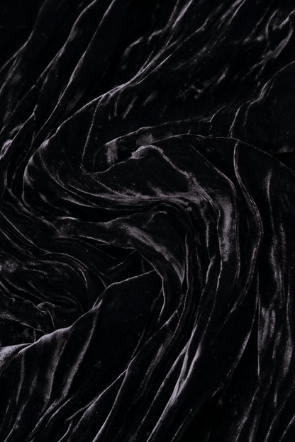 Collar Slate Blue Silk Velvet Jacket 5