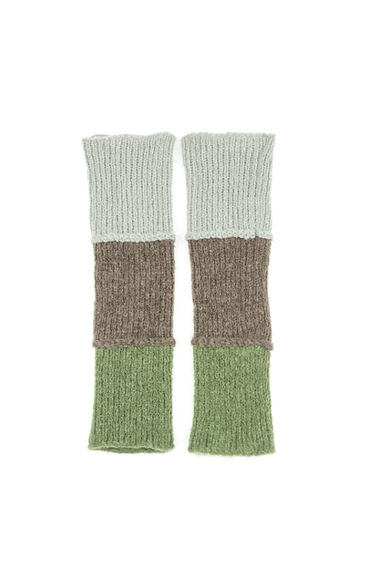 Colour Block Wool Wristlets 6